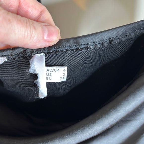 Princess Polly STAR POWER MINI DRESS BLACK Size 2 Nwot - Picture 5 of 9